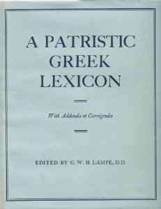 A PATRISTIC GREEK LEXICON  HC A PATRISTIC GREEK LEXICON  HC