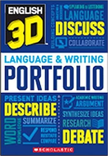 ENGLISH 3D COURSE A VOLUME 1 LANGUAGE & WRITING PORTFOLIO