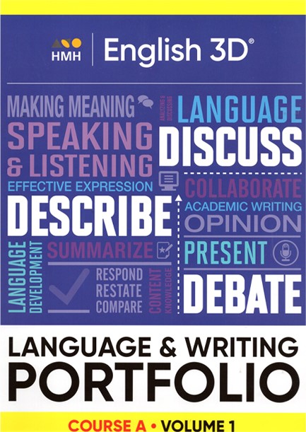 English 3D Course A Volume 1 Language & Writing Portfolio (student consumable)