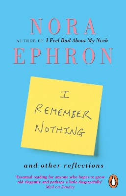 I REMEMBER NOTHING PB