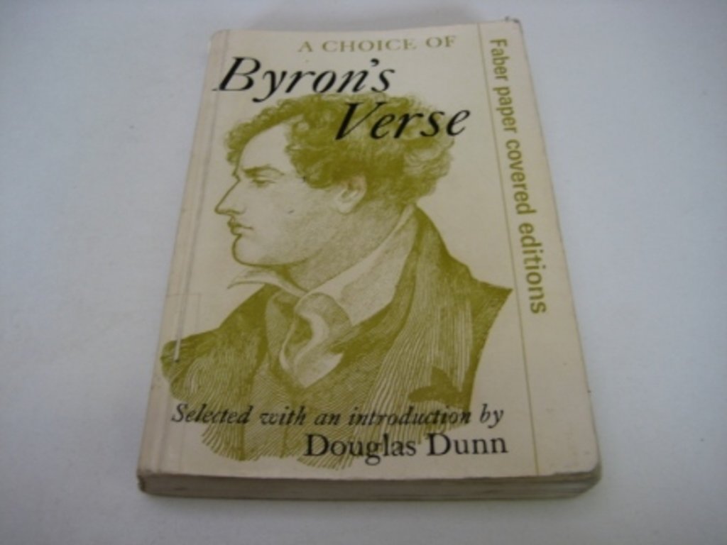 A CHOICE OF BYRON'S VERSE PB B FORMAT