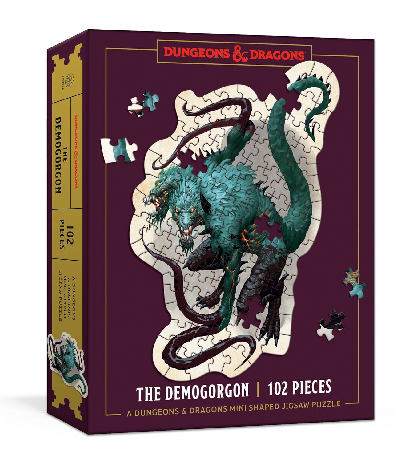 Dungeons & Dragons Mini Shaped Jigsaw Puzzle: The Demogorgon Edition Dungeons & Dragons Mini Shaped Jigsaw Puzzle: The Demogorgon Edition