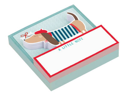 DACHSUND SHAPED MEMO PADS PB
