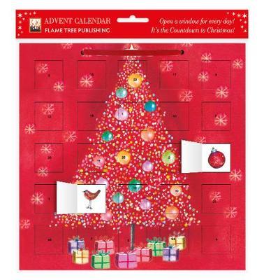 BAUBLE TREE ADVENT CALENDAR (WITH STICKERS)  HC