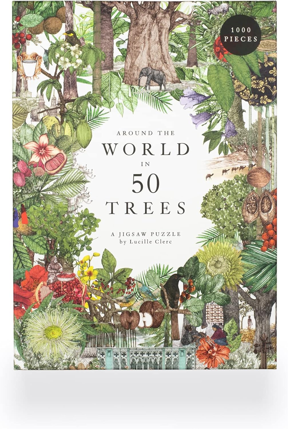 AROUND THE WORLD IN 50 TREES: A JIGSAW PUZZLE - 1000 PIECES