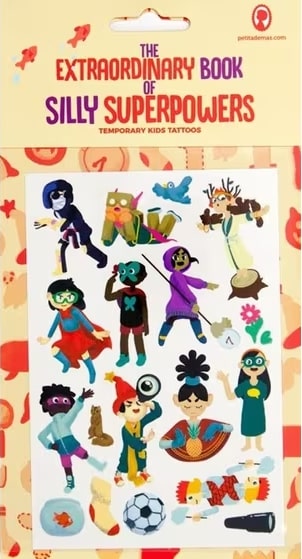 THE EXTRAORDINARY BOOK OF SILLY SUPERPOWERS TEMPORARY TATTOOS FOR KIDS ΠΡΟΣΩΡΙΝΑ ΤΑΤΟΥΑΖ ΓΙΑ ΠΑΙΔΙΑ THE EXTRAORDINARY BOOK OF SILLY SUPERPOWERS TEMPORARY TATTOOS FOR KIDS ΠΡΟΣΩΡΙΝΑ ΤΑΤΟΥΑΖ ΓΙΑ ΠΑΙΔΙΑ