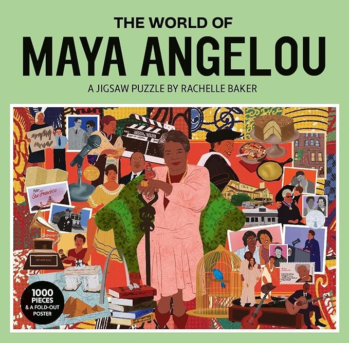 The World of Maya Angelou - A 1000-piece Jigsaw Puzzle by Rachelle Baker
