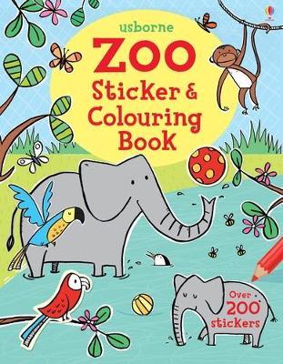 USBORNE ZOO STICKER & COLOURING BOOK PB