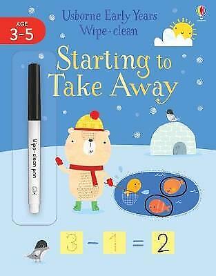 USBORNE WIPE-CLEAN EARLY YEARS : STARTING TO TAKE AWAY PB