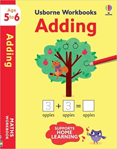 USBORNE WORKBOOKS ADDING 5-6 PB