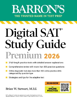 BARRON'S DIGITAL SAT STUDY GUIDE PREMIUM 2026 (+ ONLINE PRACTICE)