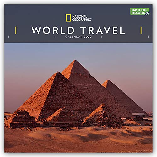 WORLD TRAVEL NATIONAL GEOGRAPHIC SQUARE WALL CALENDAR 2022