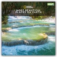 MOST BEAUTIFUL PLACES ON EARTH NATIONAL GEOGRAPHIC SQUARE WALL CALENDAR 2022