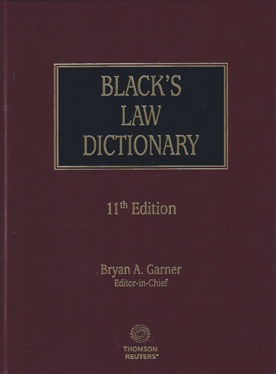 Black's Law Dictionary - 11th Edition
