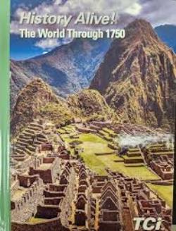 TCI - History Alive! The World Through 1750 (copyright 2023)