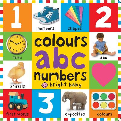 FIRST 100 COLOURS,ABC,NUMBERS