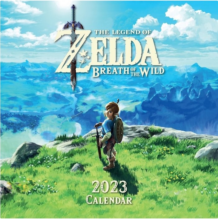 THE LEGEND OF ZELDA SQUARE CALENDAR 2023