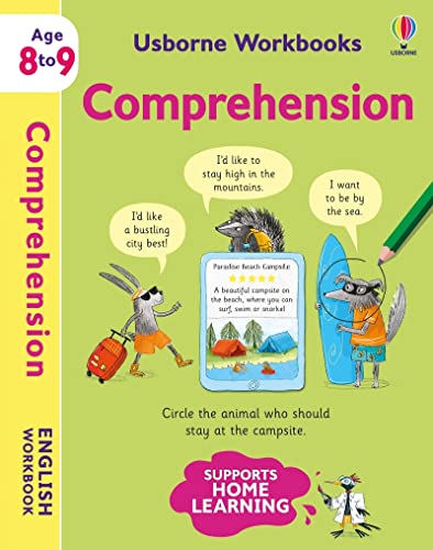USBORNE WORKBOOKS COMPREHENSION 8-9 PB