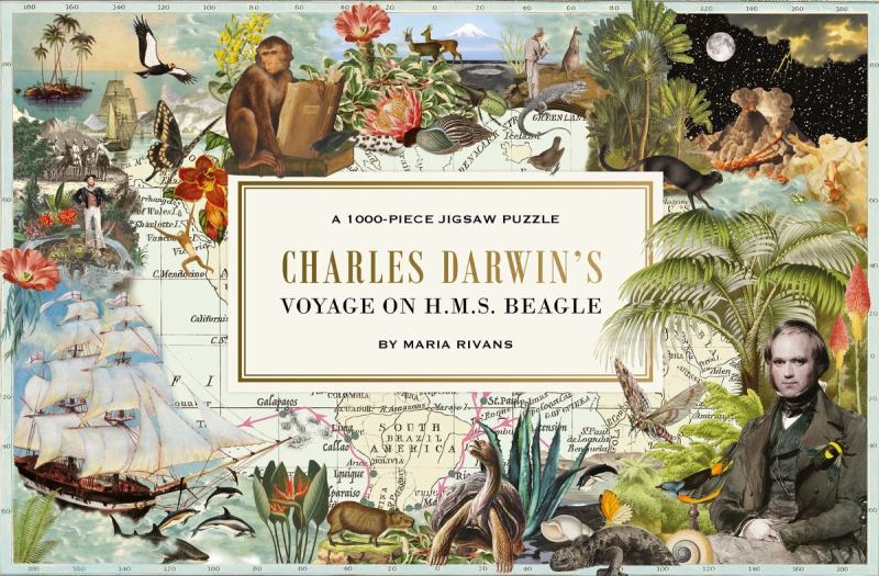 Charles Darwin's Voyage on H.M.S. Beagle : A 1000-Piece Jigsaw Puzzle