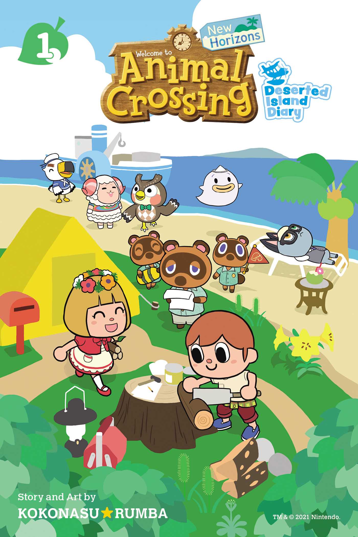 ANIMAL CROSSING, VOL. 01 PA : NEW HORIZONS, VOL. 1 : DESERTED ISLAND DIARY : 1