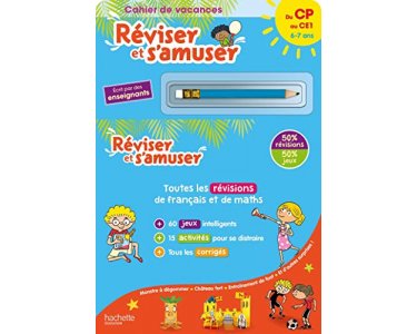 CAHIER DE VACANCES REVISER ET S'AMUSER DU CP AU C1 (6-7 ANS)