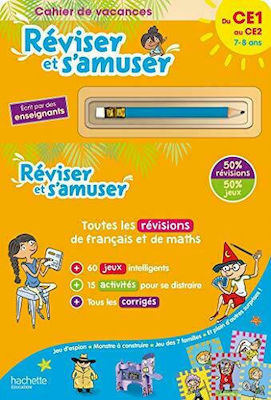 CAHIER DE VACANCES REVISER ET S'AMUSER DU CE1 AU CE2 (7-8 ANS)