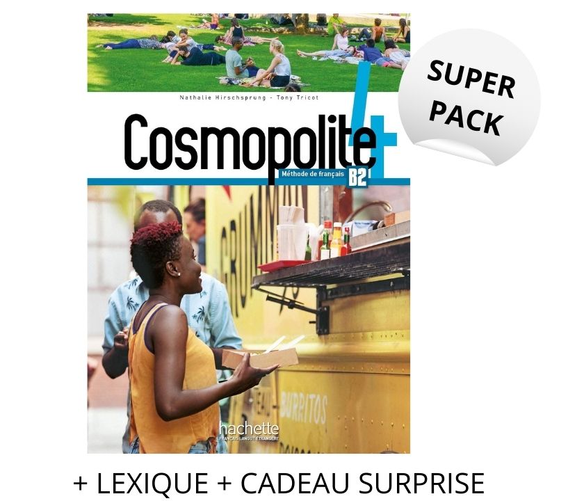 COSMOPOLITE 4 PACK (LIVRE + LEXIQUE + CADEAU SURPRISE)