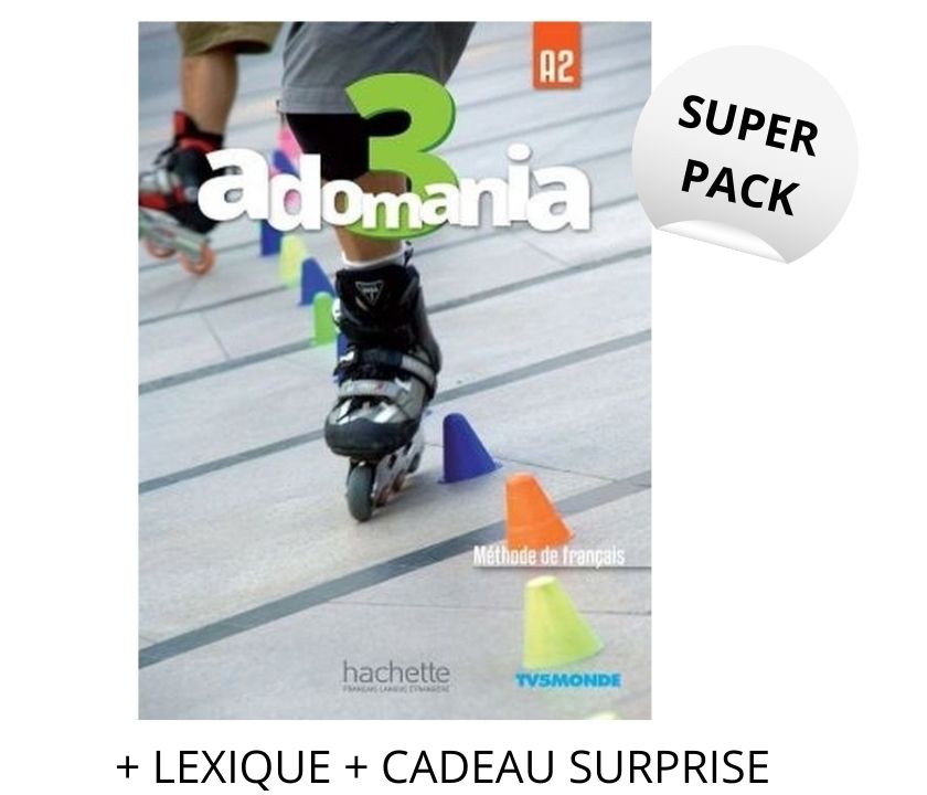 ADOMANIA 3 PACK (LIVRE + LEXIQUE + CADEAU SURPRISE)