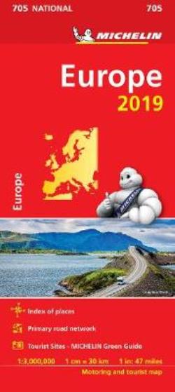 ΧΑΡΤΗΣ MICHELIN EUROPE 705 NATIONAL 1: 3.000.000 ΧΑΡΤΗΣ MICHELIN EUROPE 705 NATIONAL 1: 3.000.000