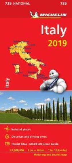 ITALY 2019 MAP MICHELIN