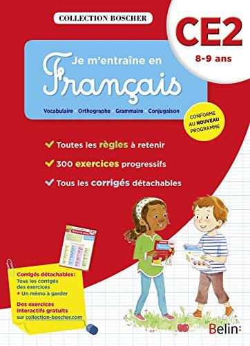 BOSCHER, JE M'ENTRAINE EN FRANCAIS CE2 2016  POCHE