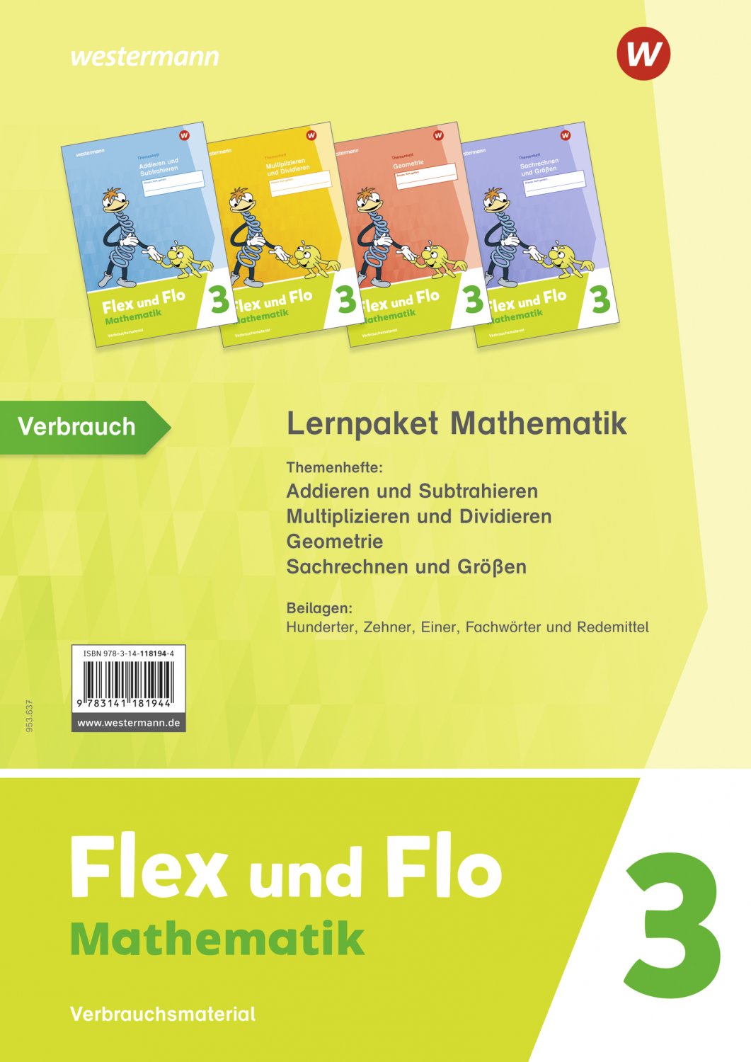 Flex und Flo - Neuausgabe 2021 Themenhefte 3 Paket; Verbrauchsmaterial Lernpaket Mathematik 3