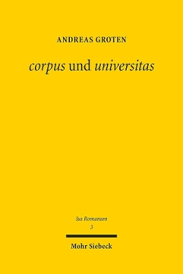 CORPUS UND UNIVERSITAS