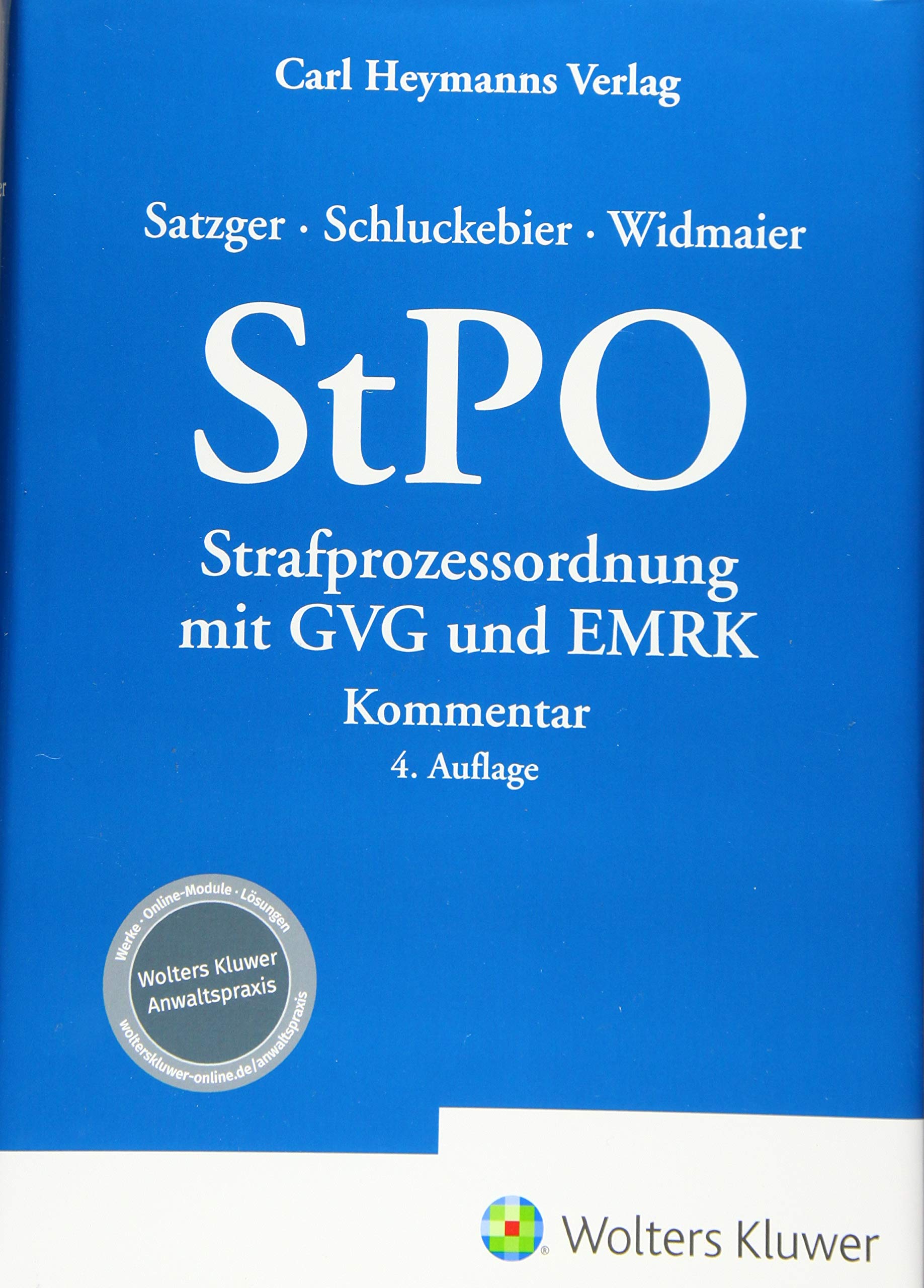 STPO - STRAFPROZESSORDNUNG (4. AUF.)