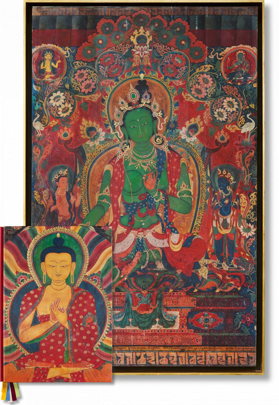 TASCHEN COLLECTOR'S EDITION : Thomas Laird. Murals of Tibet. Art Edition No. 41-80 'Green Tara, Gyantse K