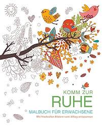 MALBUCH FUR ERWACHSENE: KOMM ZUR RUHE: MIT FRIEDVOLLEN BILDERN VOM ALLTAG ENTSPANNEN  TASCHENBUCH