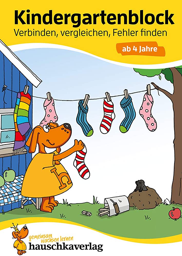 KINDERGARTENBLOCK - VERBINDEN, VERGLEICHEN, FEHLER FINDEN AB 4 JAHRE PB