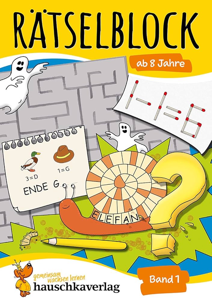 RATSELBLOCK AB 8 JAHRE - BAND 1, BD.1