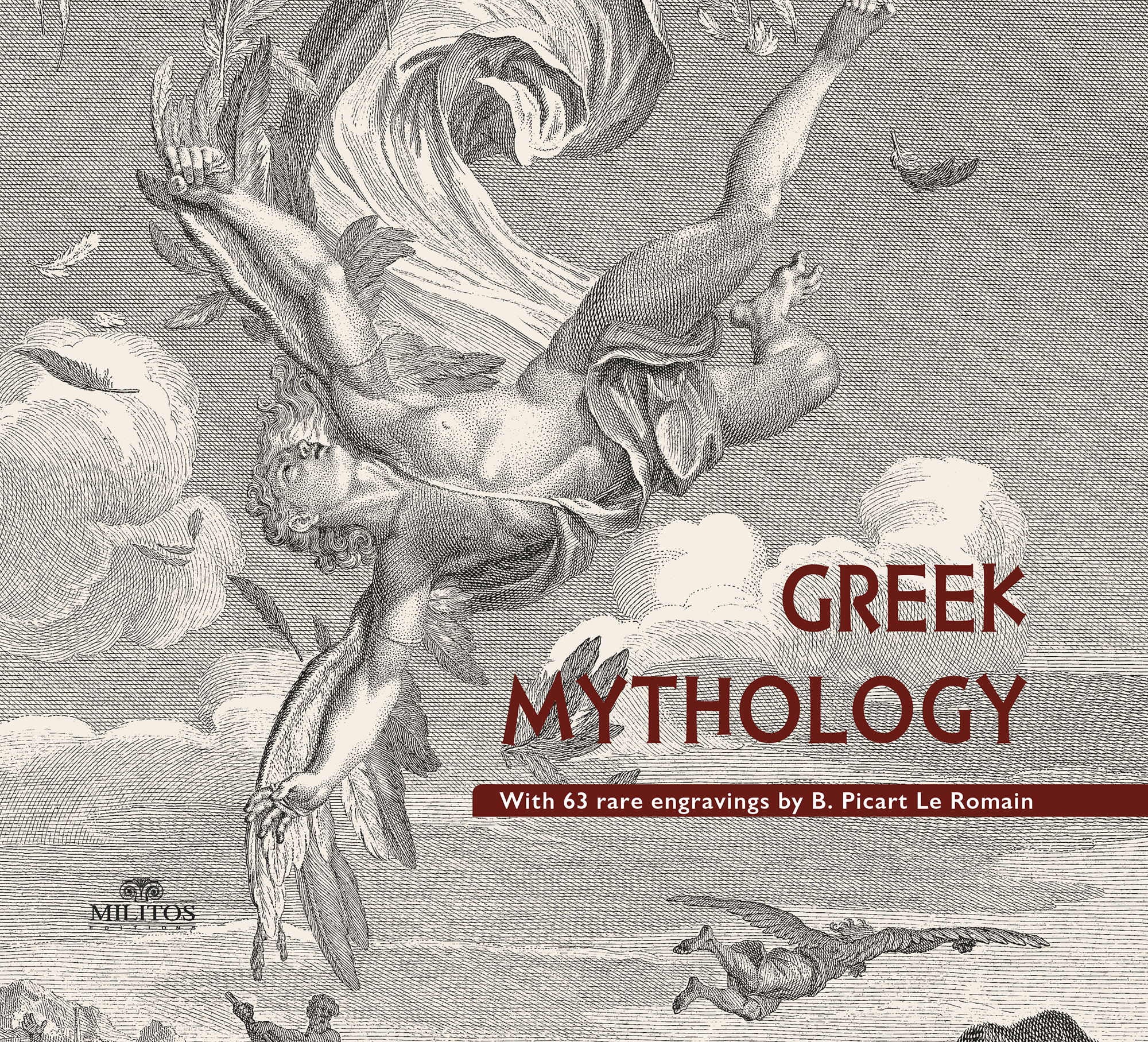 GREEK MYTHOLOGY With 63 rare engravings by B. Picart Le Romain