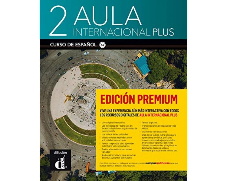 AULA INTERNACIONAL PLUS 2 ALUMNO + MP3 DESCARGABLE ED. PREMIUM