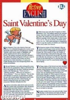 ACTIVE ENGLISH SUBJECT 7 - SAINT VALENTINE'S DAY