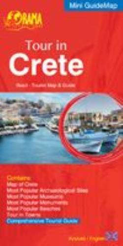 TOUR IN CRETE ROAD - TOURIST MAP & GUIDE MINI GUIDEMAP