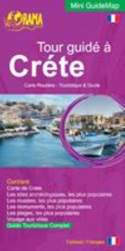 TOUR GUIDE A LA CRETE CARTE ROUTIERE - TOURISTIQUE & GUIDE MINI GUIDEMAP