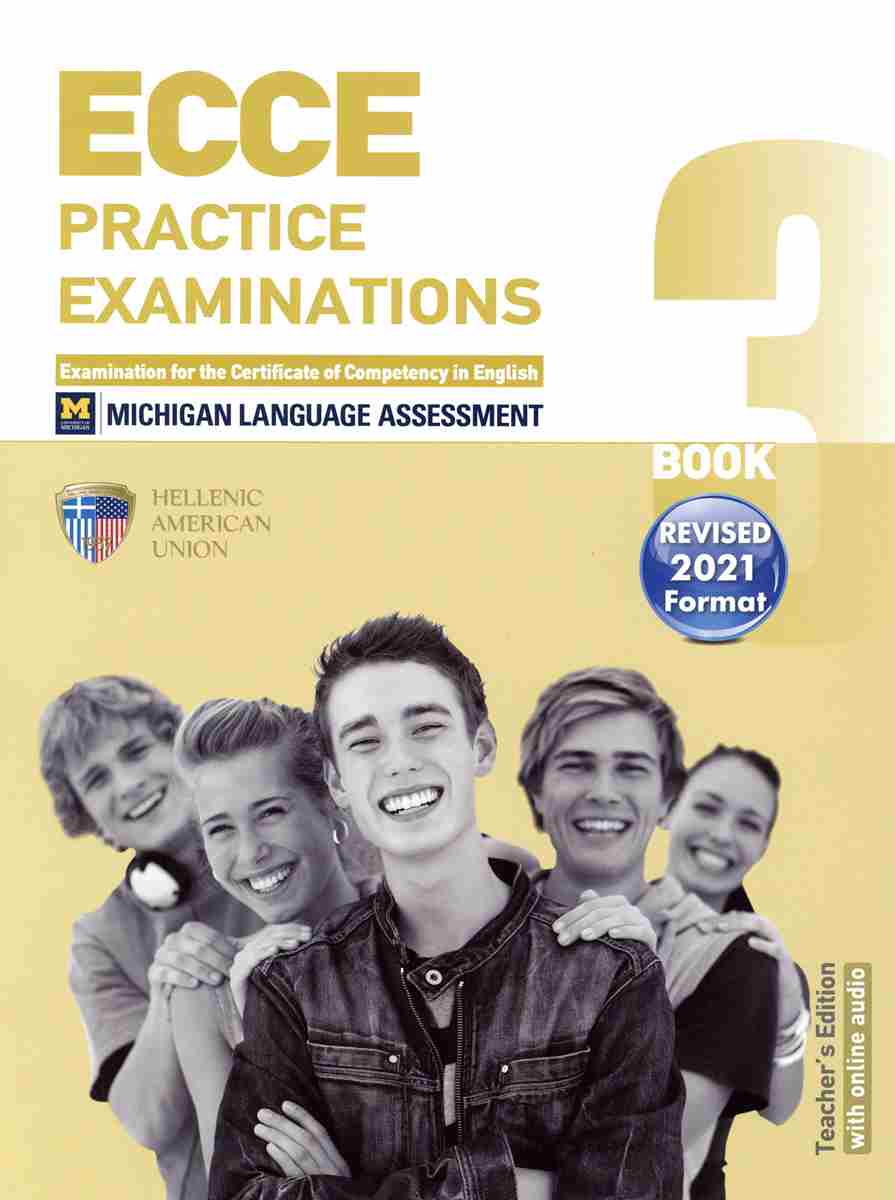 ECCE PRACTICE EXAMINATIONS 3 TCHR'S (+ON LINE AUDIO) REVISED FORMAT 2021