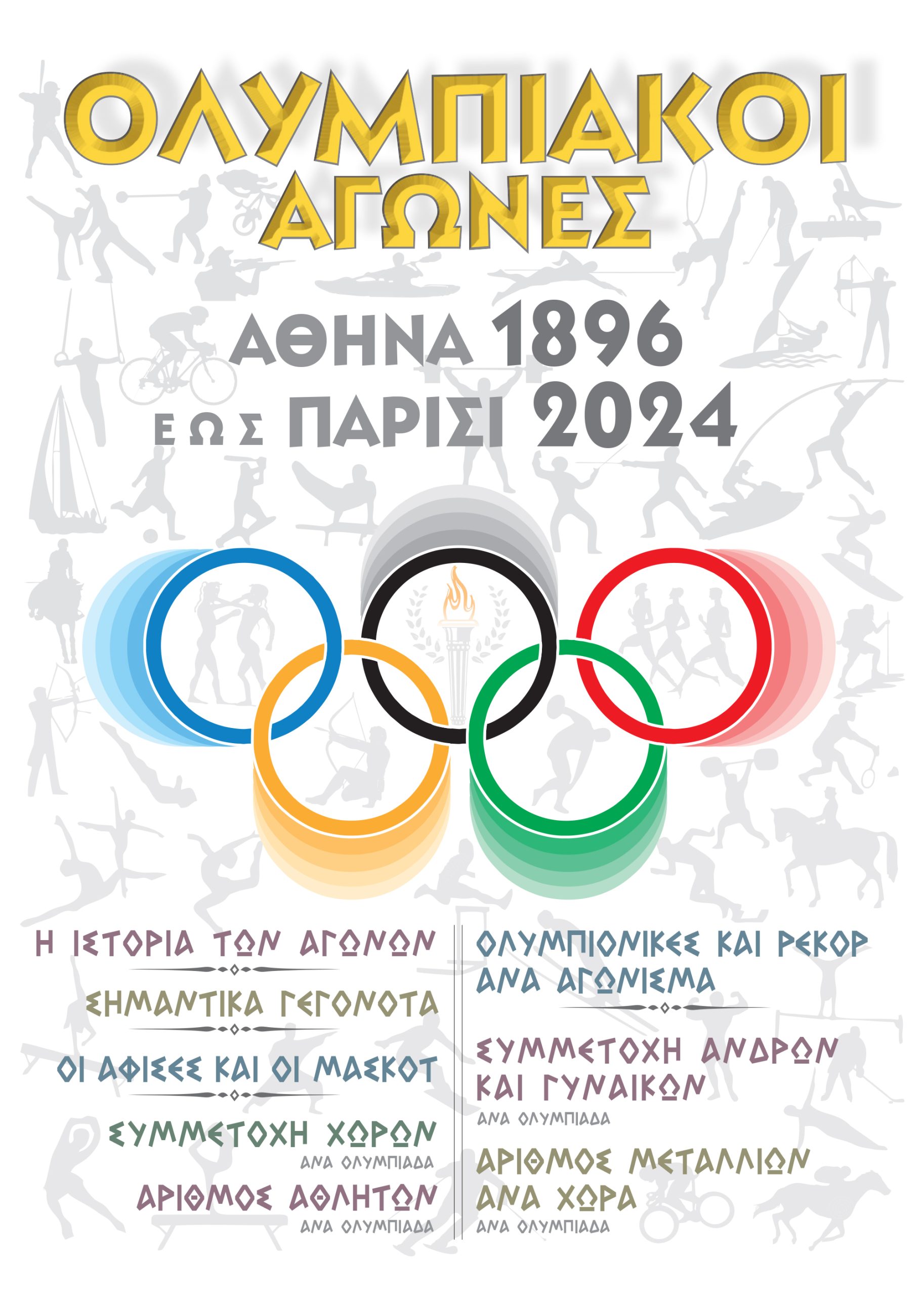 ΟΛΥΜΠΙΑΚΟΙ ΑΓΩΝΕΣ ΑΘΗΝΑ 1896 ΕΩΣ ΠΑΡΙΣΙ 2024