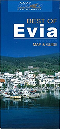 EVIA LAMINATED MAP AND GUIDE BEST OF 2Η ΕΚΔΟΣΗ