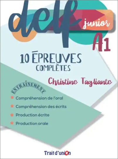 DELF JUNIOR A1 10 EPREUVES COMPLETES CD
