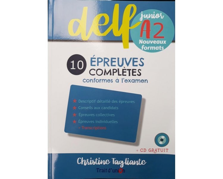 NOUVEAU DELF JUNIOR A2 10 EPREUVES COMPLETES PROFESSEUR