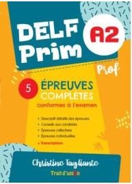 DELF PRIM A2 - 5 EPREUVES PROFESSEUR