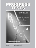 BALANCE 3 CPE (USE OF ENGLISH + GRAMMAR) TEST REVISED BALANCE 3 CPE (USE OF ENGLISH + GRAMMAR) TEST REVISED